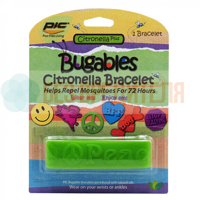 Браслет-репеллент от комаров Citronella Браслет-репеллент от комаров Citronella